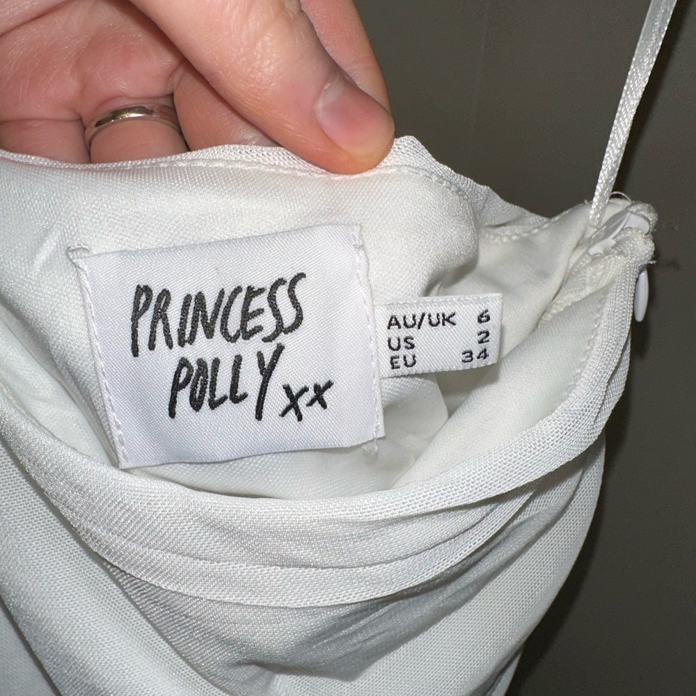 Princess Polly White Jocasta Mini Dress - Picture 11 of 12